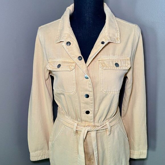 MISSGUIDED Denim Cotton Jumpsuit - Picture 5 of 8